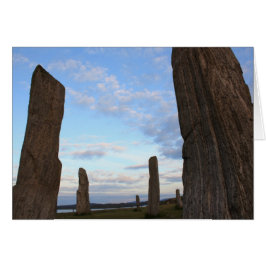 Isle of Lewis Stones Card Hälsningskort