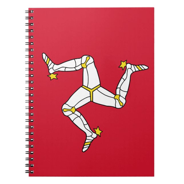 Isle of Man flagga Anteckningsbok (Framsidan)