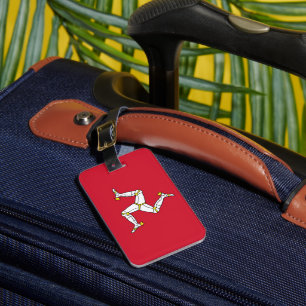 Isle of Man flagga Bagagebricka