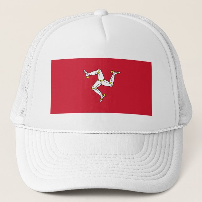 Isle of Man Flagga Keps (Framsida)