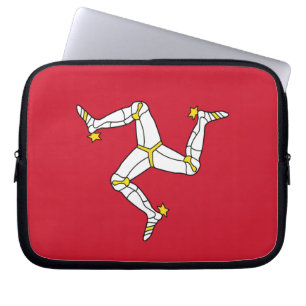 Isle of Man Flagga Laptop sleeve