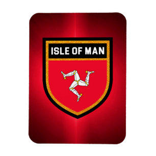 Isle of Man Flagga Magnet