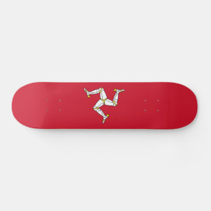 Isle of Man-flagga Mini Skateboard Bräda 18,5 Cm