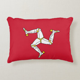 Isle of Man flagga Prydnadskudde
