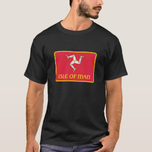 Isle of Man Flagga T Shirt