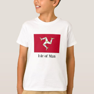 Isle of Man flagga T Shirt