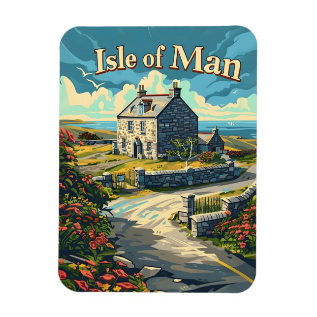 Isle of Man Magnet (Vertikal)