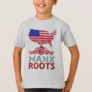 Isle of Man Manx American Tee Shirt