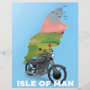 Isle of Man motorcykel reseskylt