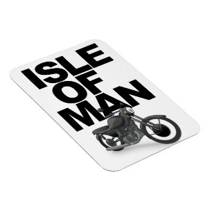 Isle of Man motorcykelracer Magnet