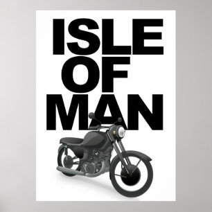 Isle of Man motorcykelracer Poster