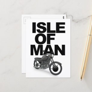 Isle of Man motorcykelracer Vykort