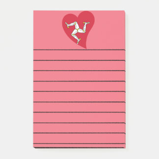 Isle of Man Notisblock Post-it Block