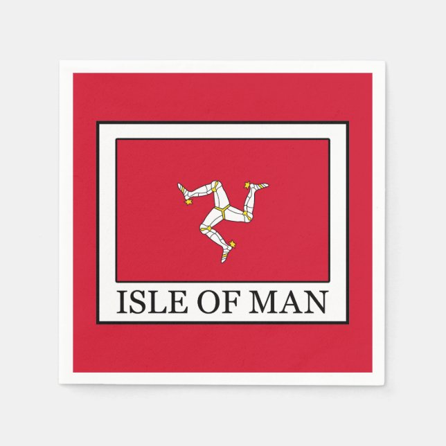 Isle of Man Pappersservett (Framsidan)