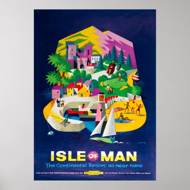 ISLE OF MAN POSTER (Framsidan)