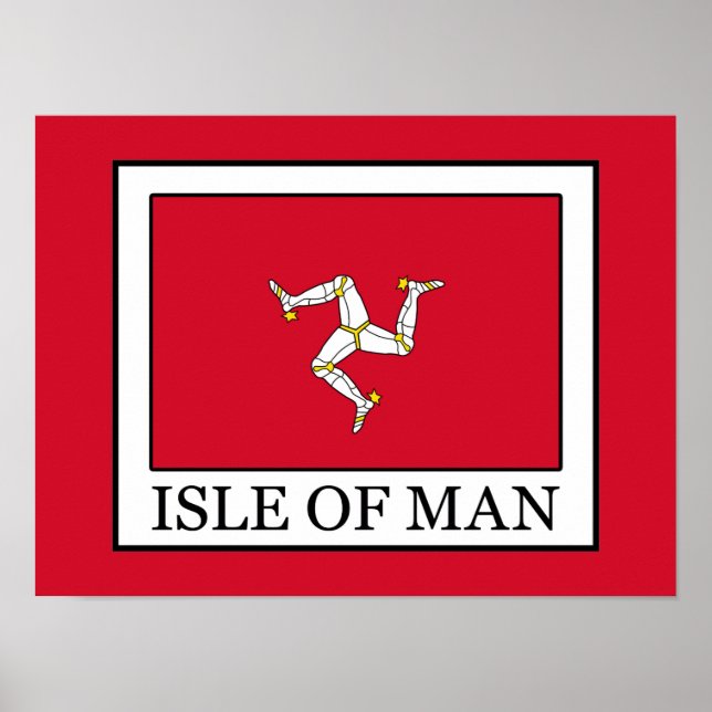 Isle of Man Poster (Framsidan)