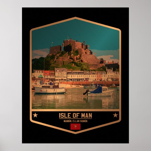Isle of Man Poster (Framsidan)