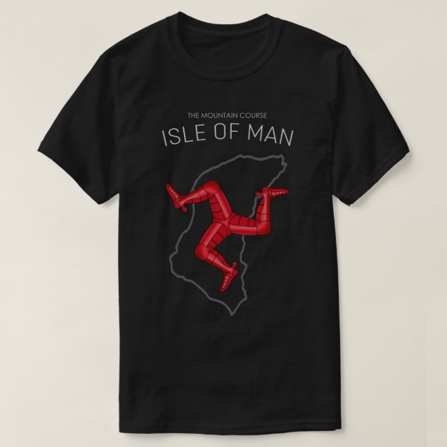 Isle of Man Race   T Shirt (Design framsida)