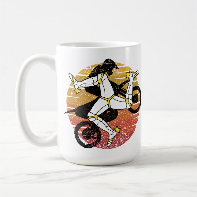Isle of man sport Motocross Kaffemugg (Vänster)
