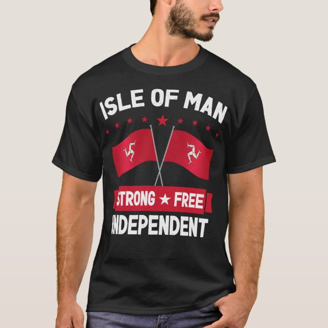 Isle of Man T Shirt (Framsida)