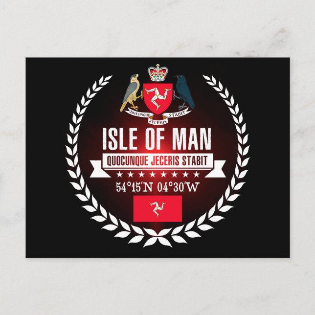 Isle of Man Vykort (Framsida)
