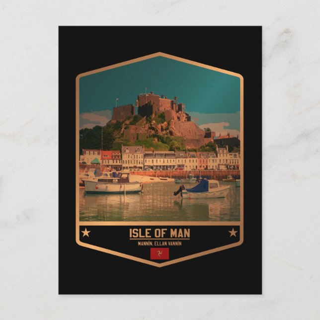 Isle of Man Vykort (Framsida)