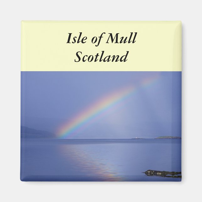 Isle of Mull Rainbow Magnet (Framsidan)