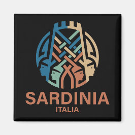 Isle of Sardinia Italy Magnet