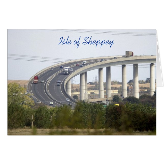 Isle of Sheppey Hälsningskort (Framsidan Horizontal)