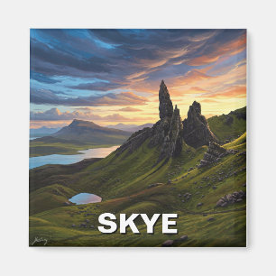 Isle of Skye Herbrides Scotland Travel Magnet