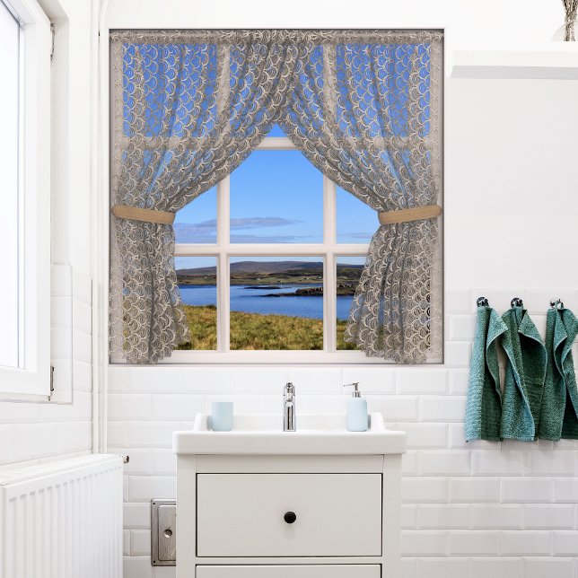 Isle of Skye (Scotland) Fake Window View med Snöre Poster (Skapare uppladdad)