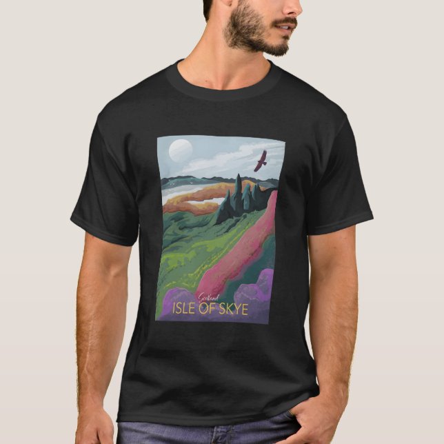 Isle of Skye Scotland T Shirt (Framsida)