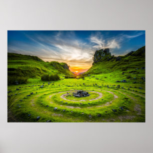 Isle of Skye, Skottland, Förenade kungariket Poster