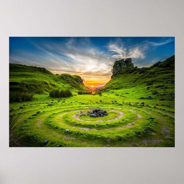 Isle of Skye, Skottland, Förenade kungariket Poster (Framsidan)