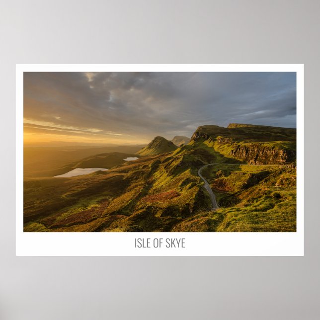 Isle of Skye, Skottland Poster (Framsidan)