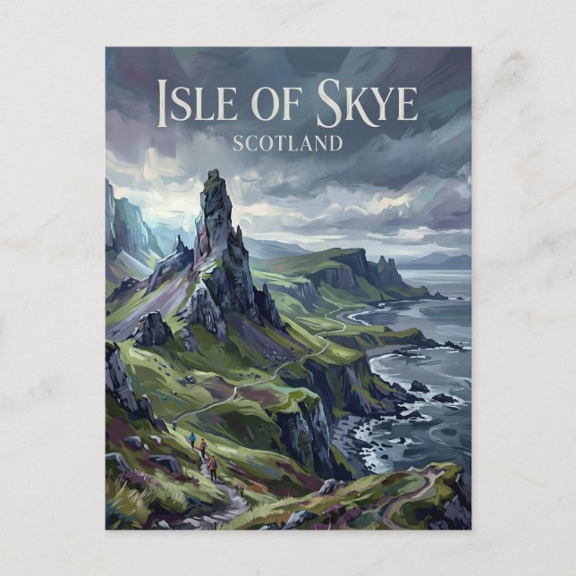 Isle of Skye Skottland Vykort (Framsida)