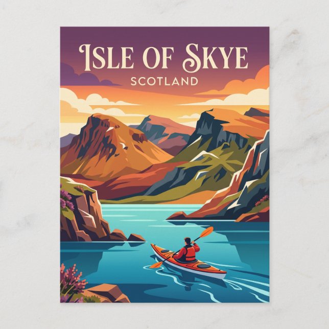 Isle of Skye, Skottland Vykort (Framsida)