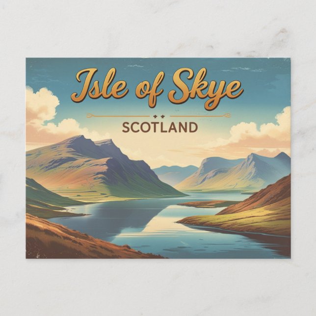 Isle of Skye - Skottlands Vild Beauty Vykort (Framsida)