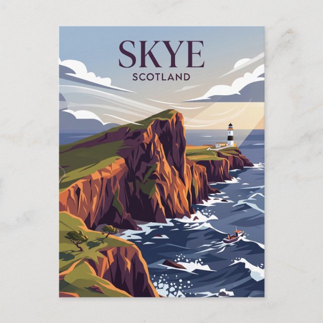 Isle of Skye Storbritannien Vykort (Framsida)