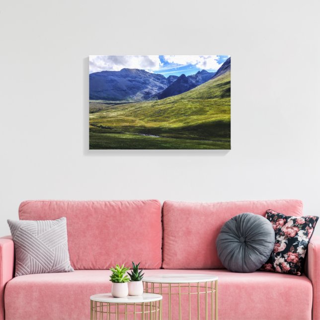 Isle of Skye - The Black Cuillin Canvastryck (Insitu (Vardagsrum))