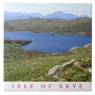 Isle of Skye view ceramic tile Kakelplatta