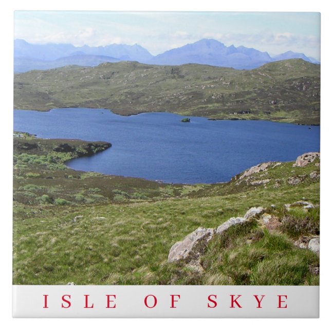 Isle of Skye view ceramic tile Kakelplatta (Framsidan)