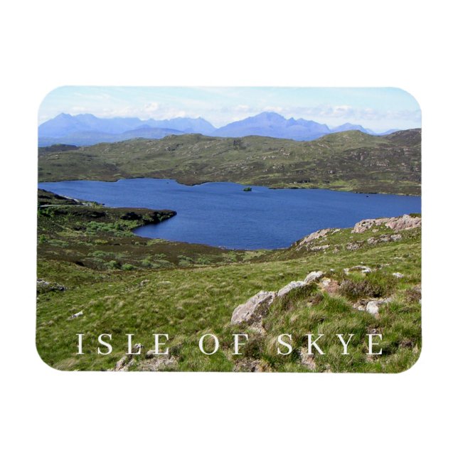 Isle of Skye view-kylmagnet Magnet (Horisontell)
