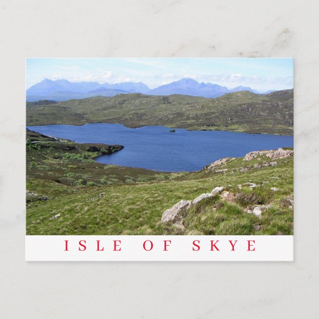 Isle of Skye view vykort (Framsida)