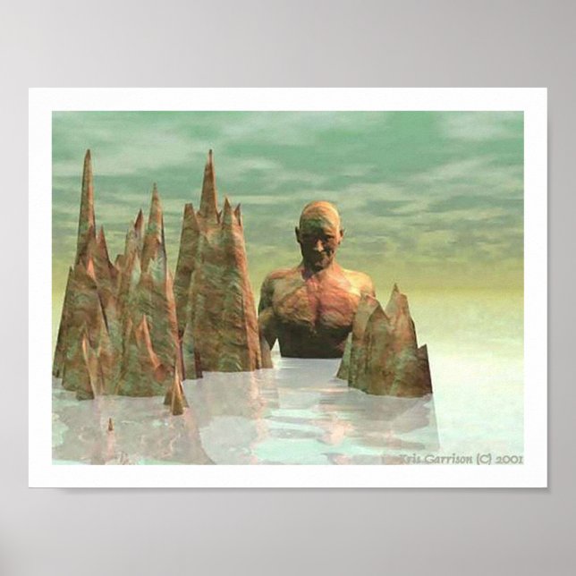 Isle of the Chameleon Titan Poster (Framsidan)