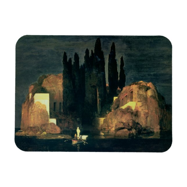 Isle of the Dead, 1880 (oil on canvas) Magnet (Horisontell)