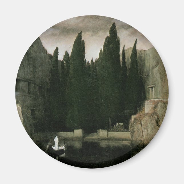 Isle of the Dead by Arnold Bocklin, Symbolism Art Magnet (Framsidan)