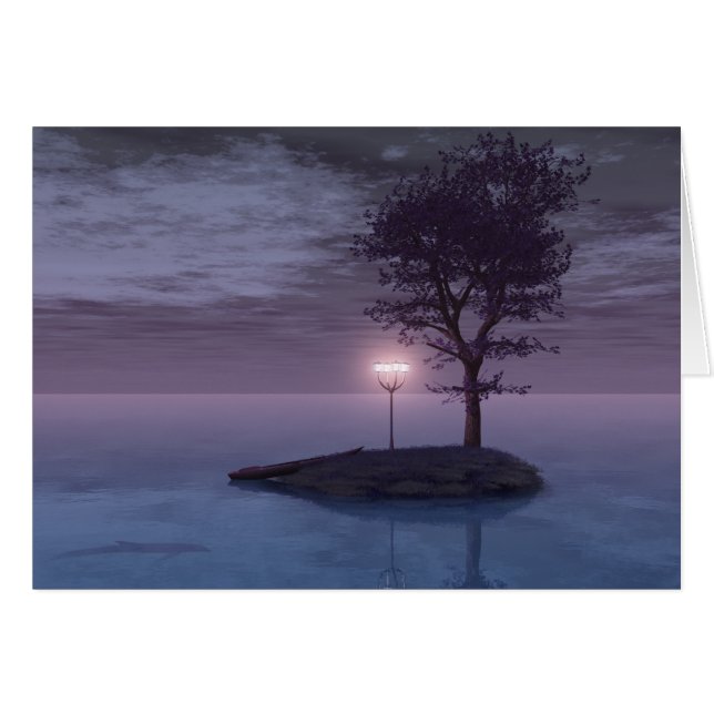 Isle of Wanderers Card Hälsningskort (Framsidan Horizontal)