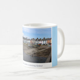 Isle of Whithorn Harbour, Galloway, Skottland Kaffemugg