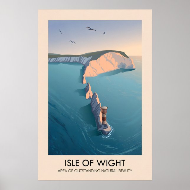 Isle of Wight AONB Resposter Poster (Framsidan)